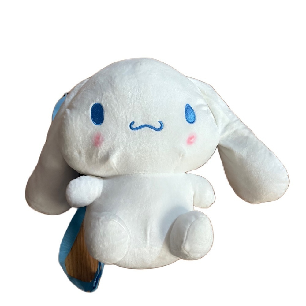 Hello Kitty Cinnamoroll White & Blue Plush Backpack NEW Bunny